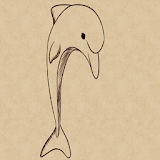 How to Draw a Dolphin icon