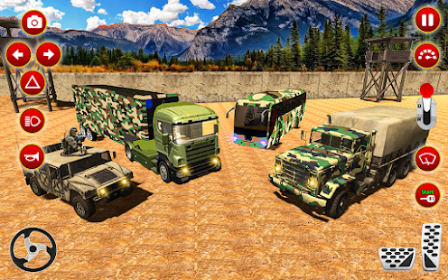Army Truck Driving Army Games 1.0 APK screenshots 9