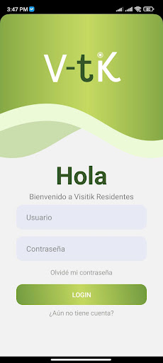 Android application Visitik screenshort