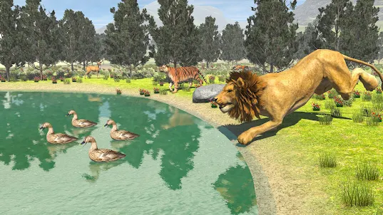 Wild Lion: Lion Simulator Game