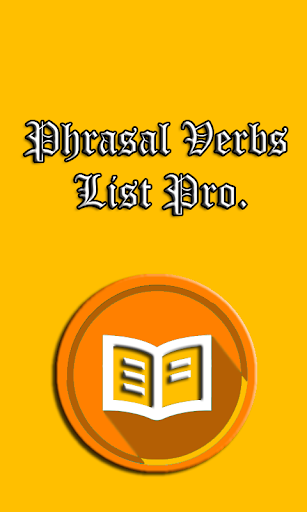 Android application Phrasal Verbs List Pro screenshort