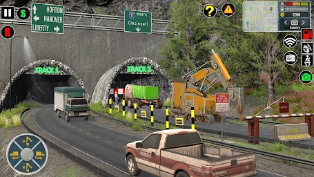 Uphill Tunnel Road & Building Construction Games