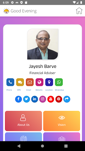 Android application Jayesh Barve screenshort