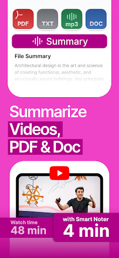 Screenshot of Smart Noter - AI Note Taker