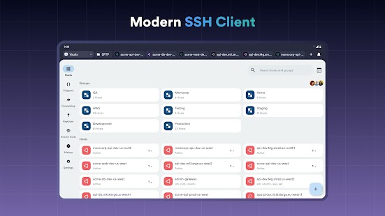 Termius - Modern SSH Client Screenshot