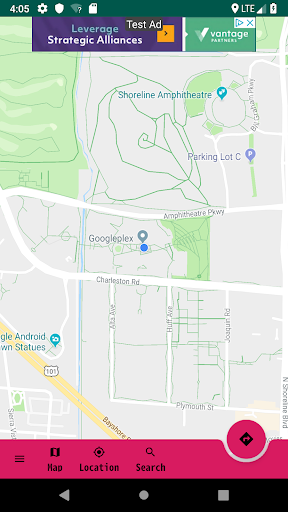 Android application Vibration Compass screenshort
