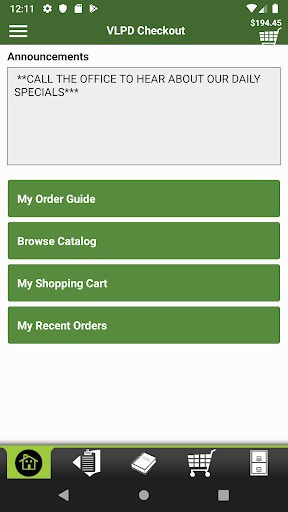 Android application Vine Line Produce Distribution screenshort