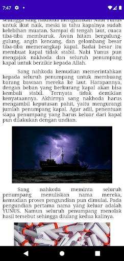 Android application Kisah kisah 25 Nabi screenshort
