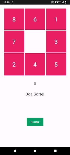 Android application OitoP screenshort