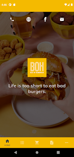 Android application BOH - Best Of Hamburger screenshort