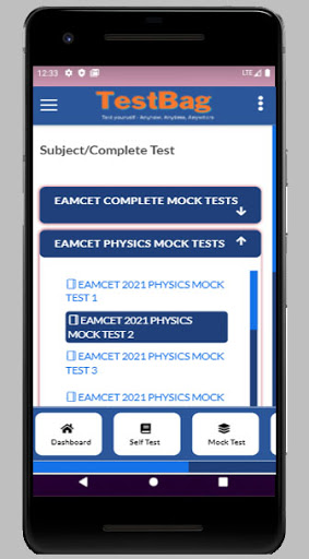 TS EAMCET Online Test App