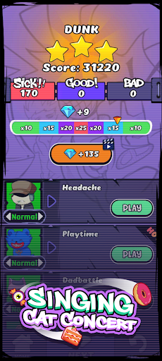 Screenshot of Singing Cat Concert