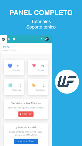 Android application WooFactura screenshort