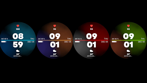 Night 72 - watch face screenshot 15