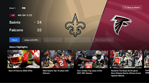 NFL screenshot
