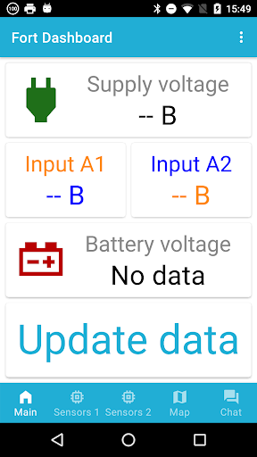 Android application Fort Dashboard screenshort