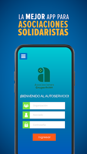 Android application Grupo Acón screenshort