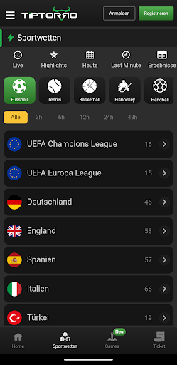 Tiptorro Mobile App Screen 2