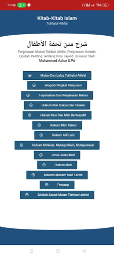 Android application Kitab Islam screenshort