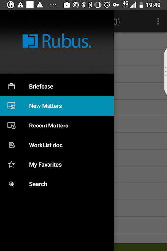 Android application Rubus - iManage 10 for Android screenshort