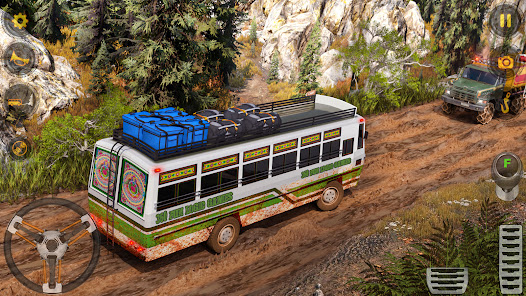 Offroad Driving Mud Bus Game  screenshots 2