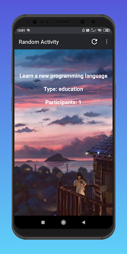 Android application Random Activity screenshort