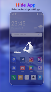 U Launcher Lite-Hide apps Ekran görüntüsü