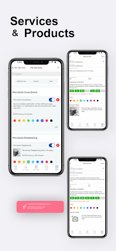 Ring My Loctician: Booking App Screen 3