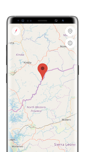 Sierra Leone offline map Screen 3