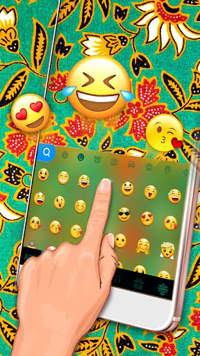 Batik Style Keyboard Theme Screen 3