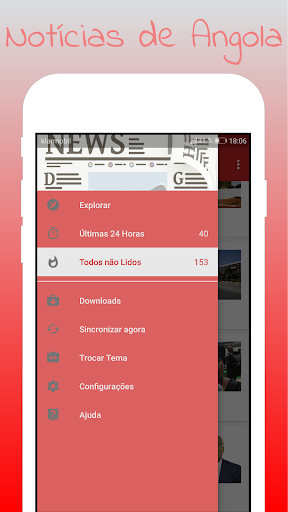 Android application Angola Press screenshort