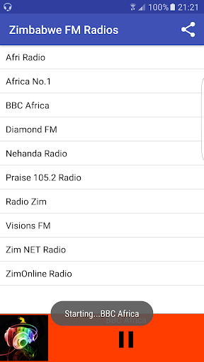 Zimbabwe FM Radios