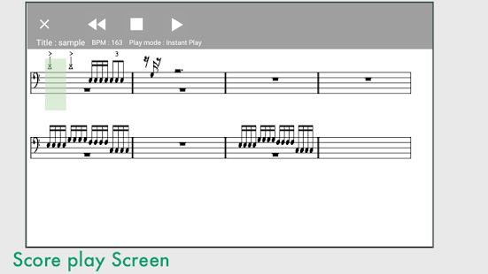 Drum Score Creator Screenshot