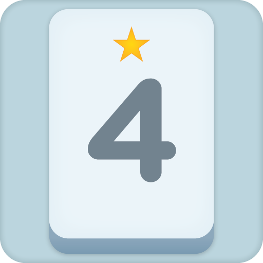 Fours - Number Matching Game  Icon