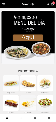 Android application Fusión Loja screenshort