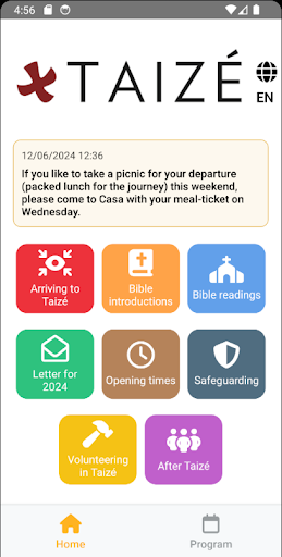 Android application Taizé screenshort