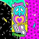Cover Image of Скачать Peace Love Music - Wallpaper  APK