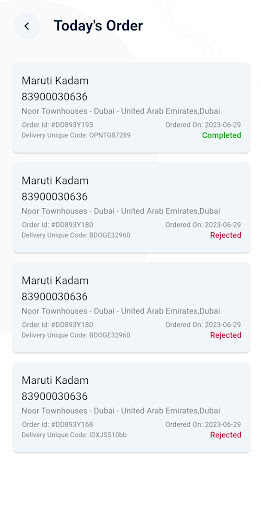 1885 Delivery Services Screen 3