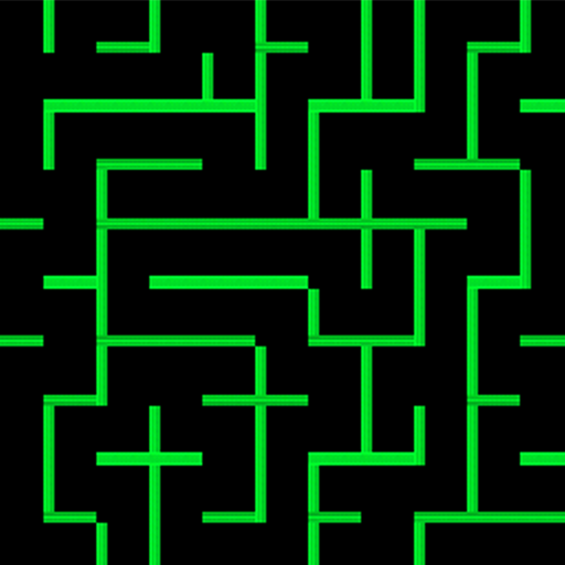Simple maze logo