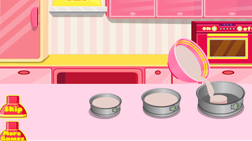 Make cake chocolate girls game Screen 3