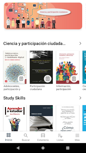 Android application Colección Digital UDA screenshort