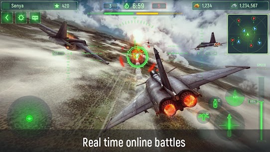 Wings of War：Modern Warplanes Mod Apk New 2022* 3