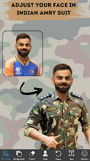 Army Suit Photo Editor