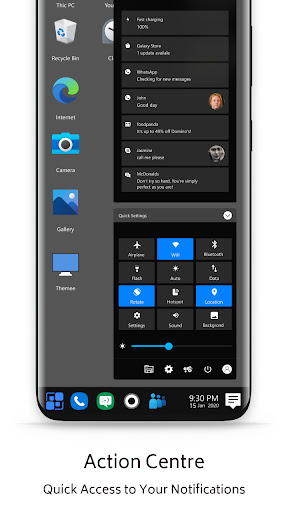 Win 10 Dark Theme for Launcher Screen 2