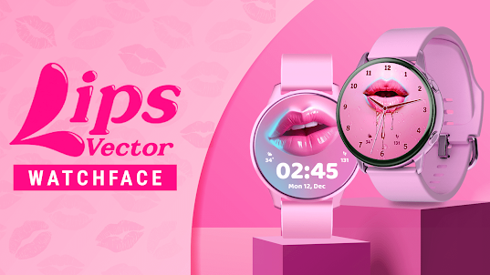 Lips Vector Design Watch Faces