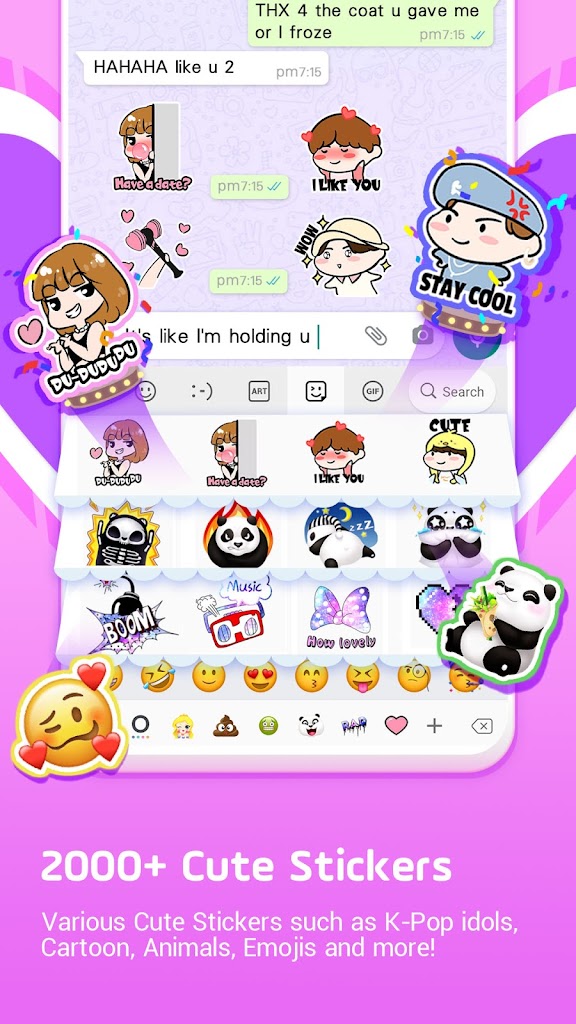 Facemoji Emoji Keyboard&Fonts Screenshot 6