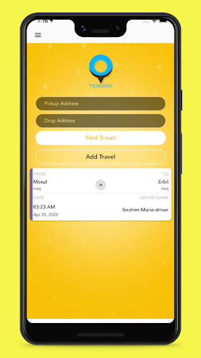 Android application toktokGo Driver screenshort
