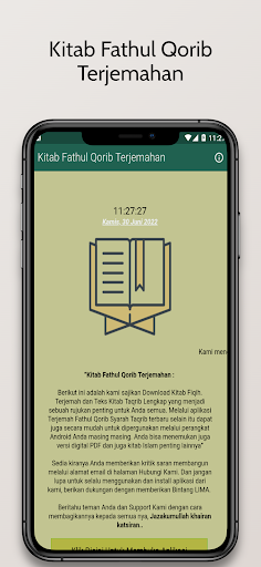 Android application Kitab Fathul Qorib Terjemahan screenshort