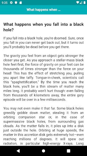 Introductory Black hole Screen 2