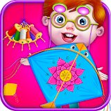 Kite Making Factory Game for Kids icon